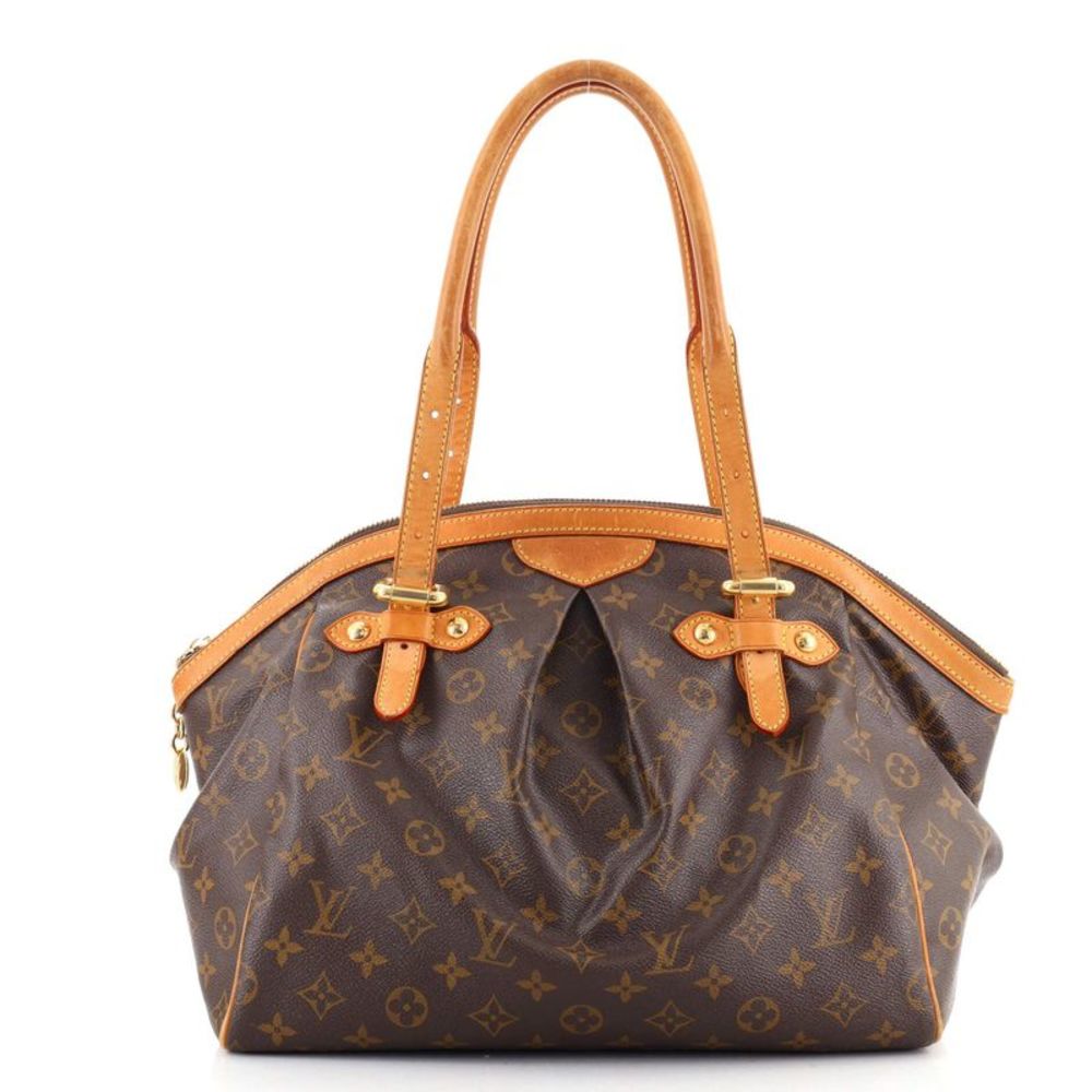 Louis Vuitton Tivoli Handbag Monogram Canvas GM Brown